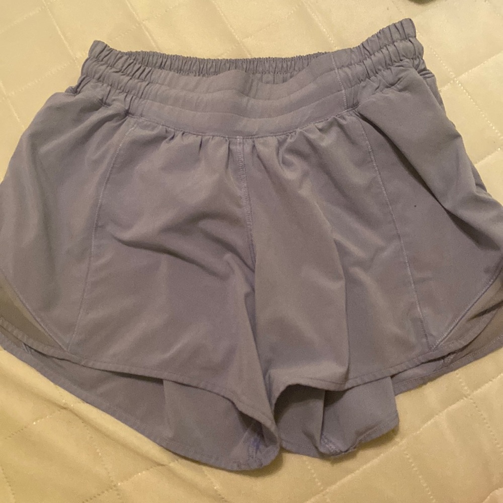 Lululemon lavender shorts, size 4, 4 inch
